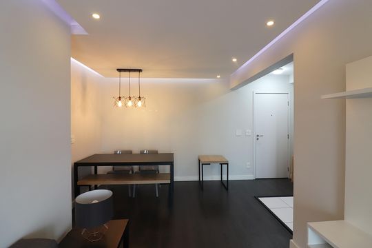 Sala  de apartamento à venda com 2 quartos, 56m² em Jardim Independencia, São Bernardo do Campo