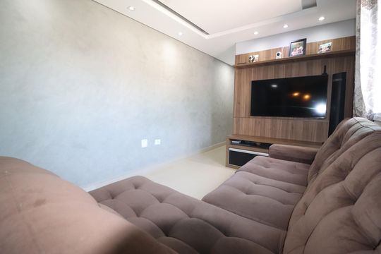 Sala de apartamento à venda com 2 quartos, 134m² em Parque Sao Vicente, Santo André