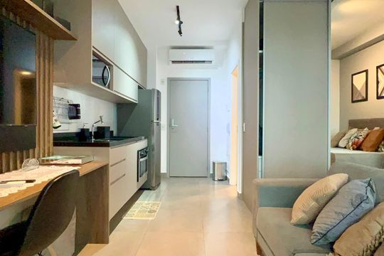 Sala de kitnet/studio para alugar com 1 quarto, 33m² em Pinheiros, São Paulo