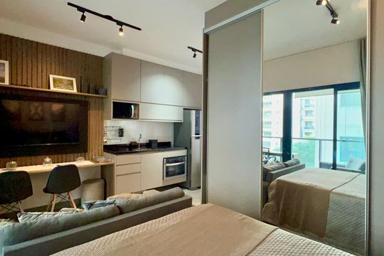 Quarto de kitnet/studio para alugar com 1 quarto, 33m² em Pinheiros, São Paulo