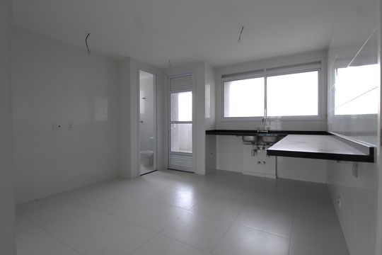 Cozinha de apartamento à venda com 3 quartos, 163m² em Indianópolis, São Paulo