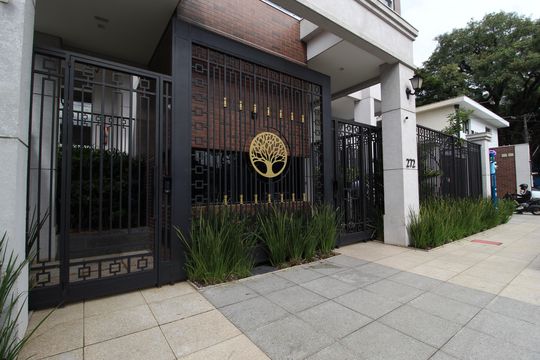 Fachada de apartamento à venda com 3 quartos, 163m² em Indianópolis, São Paulo