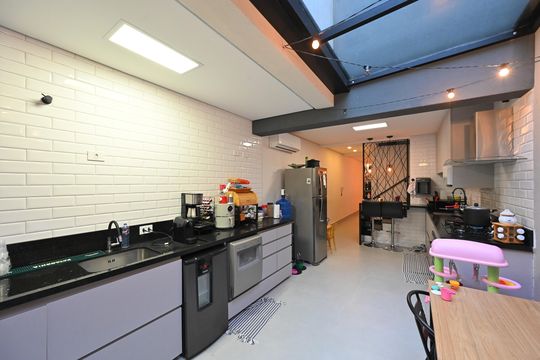 Cozinha/Churrasqueira de casa à venda com 3 quartos, 150m² em Vila Monte Alegre, São Paulo