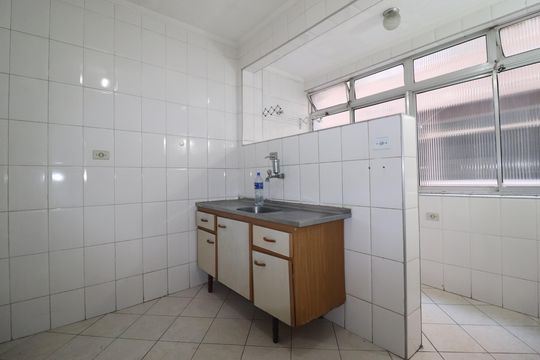 Cozinha de apartamento à venda com 2 quartos, 100m² em Jardim, Santo André