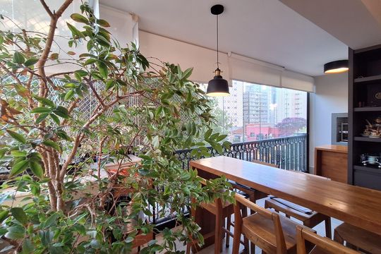 Varanda de apartamento à venda com 4 quartos, 175m² em Pompeia, São Paulo