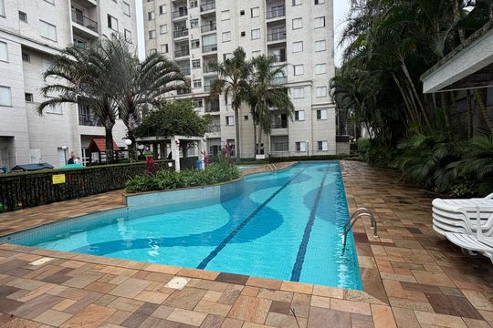 Área externa de apartamento para alugar com 2 quartos, 52m² em Socorro, São Paulo