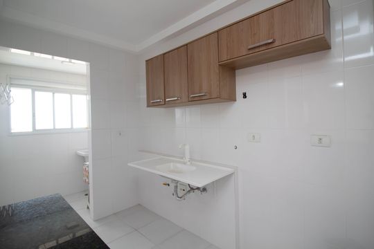 Cozinha  de apartamento à venda com 2 quartos, 58m² em Vila Renata, Guarulhos