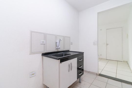 Cozinha de apartamento à venda com 2 quartos, 52m² em Jardim Maringa, São Paulo