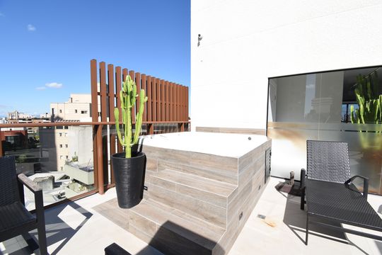 Área comum - Jacuzzi de kitnet/studio à venda com 1 quarto, 23m² em Bigorrilho, Curitiba