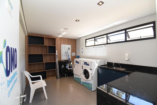 Área comum - Lavanderia de kitnet/studio à venda com 1 quarto, 23m² em Bigorrilho, Curitiba