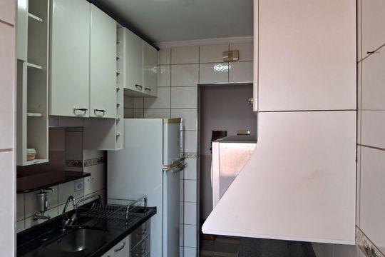 Cozinha de apartamento à venda com 3 quartos, 68m² em Utinga, Santo André