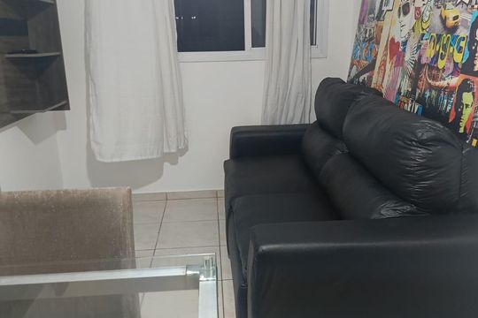 Sala de apartamento para alugar com 1 quarto, 60m² em Cidade Ocian, Praia Grande