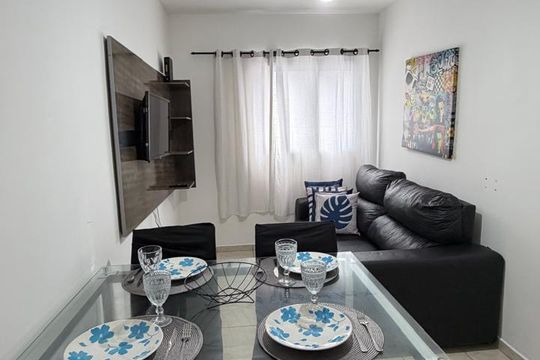 Apartamento para alugar com 1 quarto, 60m² em Cidade Ocian, Praia Grande