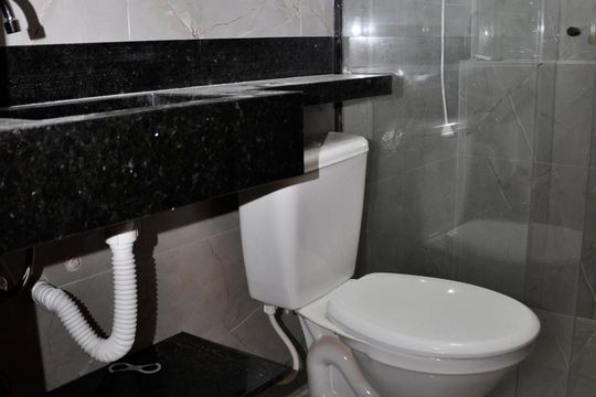 Detalhe - Banheiro Social de apartamento para alugar com 1 quarto, 45m² em Jardim Cidade Pirituba, São Paulo