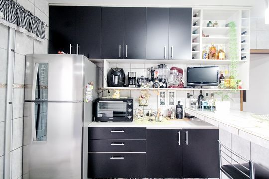 Cozinha de apartamento à venda com 1 quarto, 70m² em Brás, São Paulo