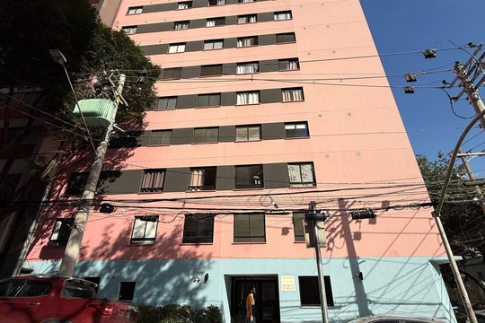 Fachada de kitnet/studio à venda com 1 quarto, 28m² em Campos Elíseos, São Paulo