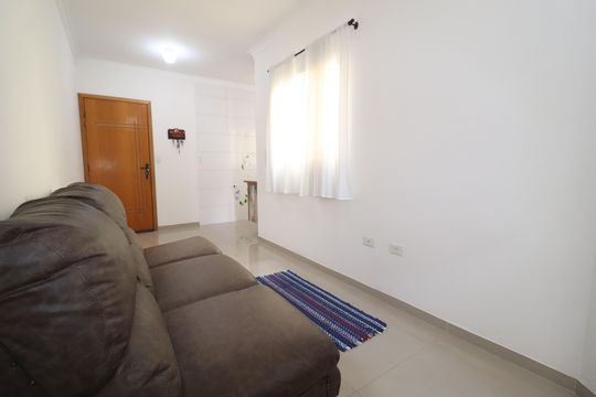 Sala de apartamento para alugar com 2 quartos, 77m² em Vila assunção, Santo André
