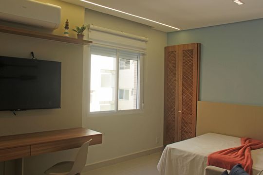 Studio de kitnet/studio para alugar com 1 quarto, 35m² em Embaré, Santos