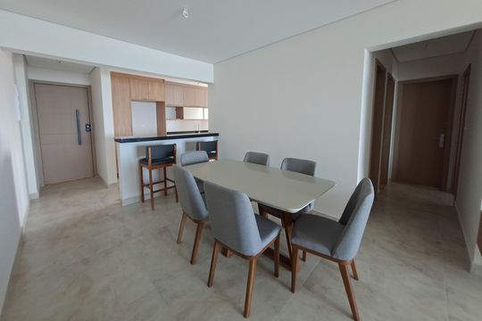 Apartamento para alugar com 3 quartos, 117m² em Vilamar, Praia Grande