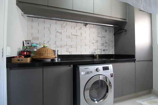 Área de Serviço de apartamento à venda com 3 quartos, 140m² em Moema, São Paulo