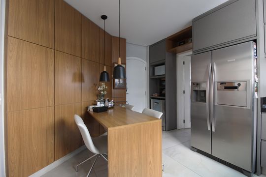 Cozinha de apartamento à venda com 3 quartos, 140m² em Moema, São Paulo