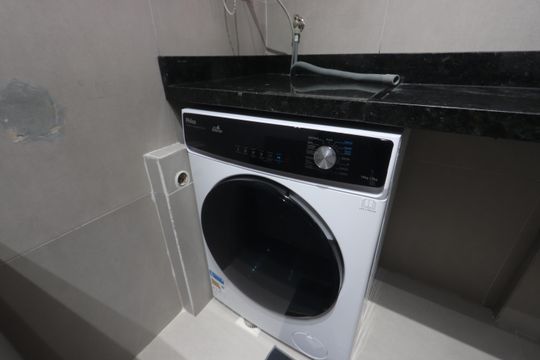 Cozinha - detalhe lavanderia de apartamento à venda com 1 quarto, 35m² em Vila Santa Virginia, São Paulo