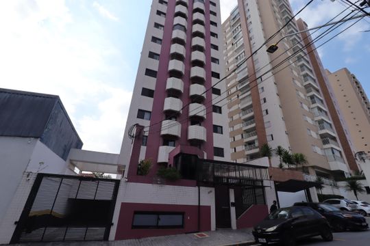 Fachada de apartamento à venda com 3 quartos, 73m² em Vila Valparaíso, Santo André