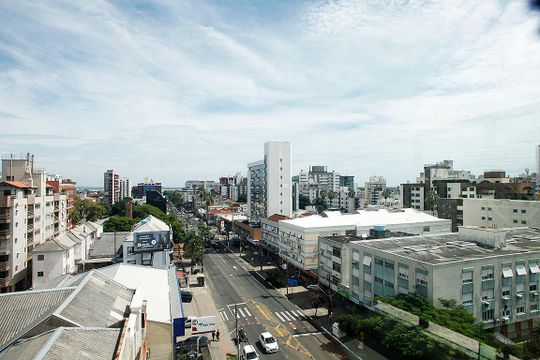 Área Comum - Terraço Vista de apartamento para alugar com 1 quarto, 30m² em Menino Deus, Porto Alegre