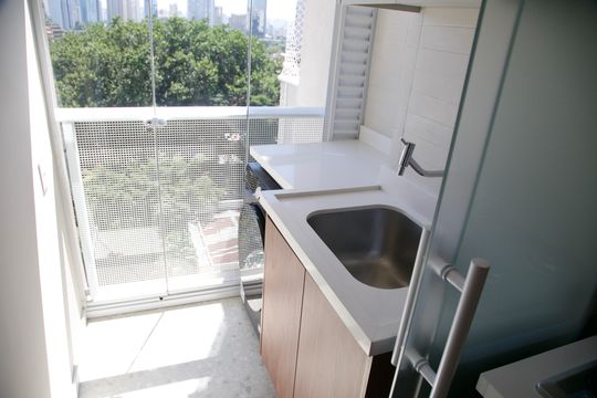 Área de Serviço de apartamento à venda com 2 quartos, 65m² em Itaim Bibi, São Paulo