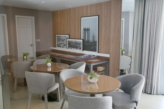 Salão de Festas de apartamento à venda com 2 quartos, 65m² em Itaim Bibi, São Paulo