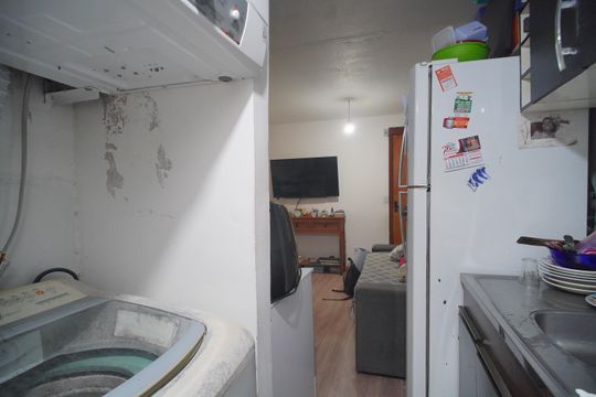 Cozinha de apartamento à venda com 2 quartos, 42m² em São João Batista, São Leopoldo