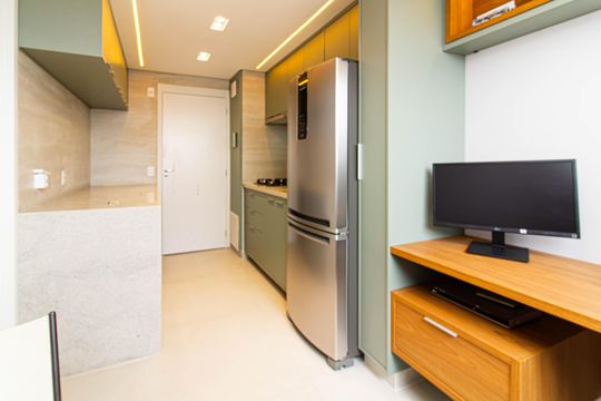Sala de apartamento à venda com 1 quarto, 25m² em Água Branca, São Paulo