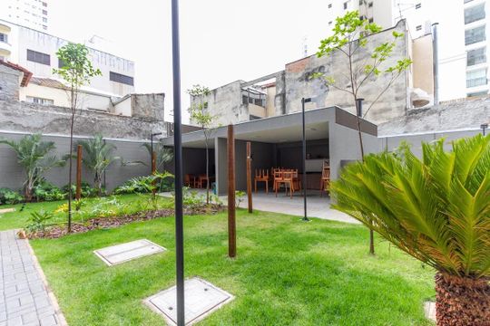 Área comum de apartamento à venda com 1 quarto, 25m² em Água Branca, São Paulo