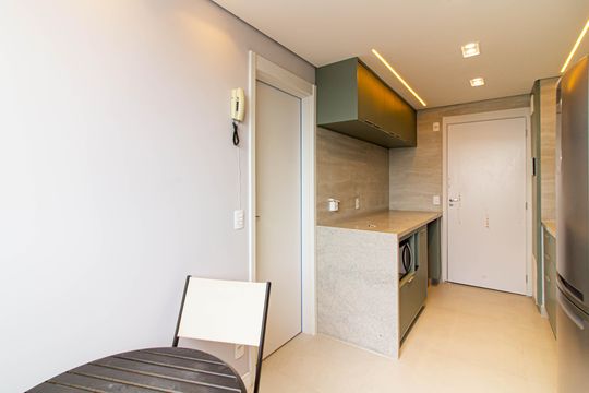 Sala de apartamento à venda com 1 quarto, 25m² em Água Branca, São Paulo