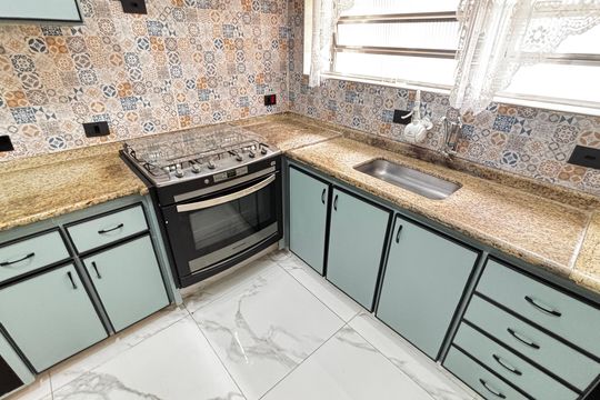 Cozinha de apartamento para alugar com 2 quartos, 120m² em Centro, Santo André