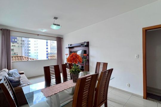 sala  de apartamento à venda com 3 quartos, 82m² em São Marcos, Belo Horizonte