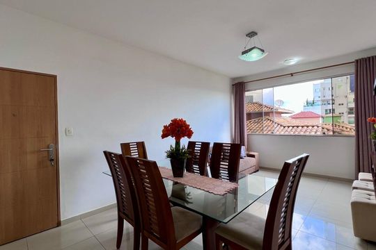 sala  de apartamento à venda com 3 quartos, 82m² em São Marcos, Belo Horizonte