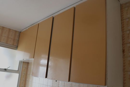 Cozinha de apartamento à venda com 2 quartos, 55m² em Bela Vista, São Paulo