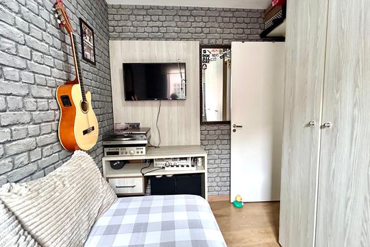 Quarto 1 de apartamento à venda com 2 quartos, 62m² em Vila Rosalia, Guarulhos