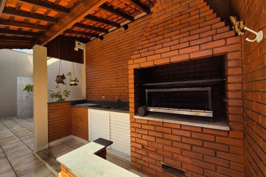 Área comum - Churrasqueira de casa à venda com 4 quartos, 287m² em Jardim Aurelia, Campinas