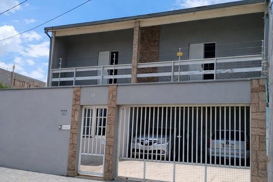 fachada de casa à venda com 3 quartos, 230m² em Parque Jambeiro, Campinas