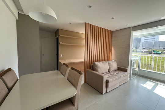 Sala de apartamento para alugar com 1 quarto, 45m² em Bethaville I, Barueri