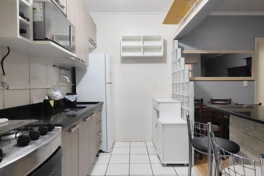 Cozinha de apartamento à venda com 1 quarto, 44m² em Cidade Baixa, Porto Alegre