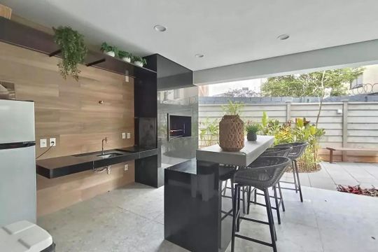 Área comum - Churrasqueira de apartamento para alugar com 2 quartos, 44m² em Vila Guarani, São Paulo