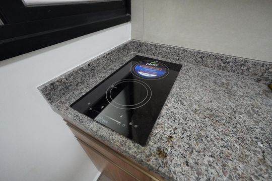 Cozinha de kitnet/studio para alugar com 1 quarto, 18m² em Vila Mariana, São Paulo