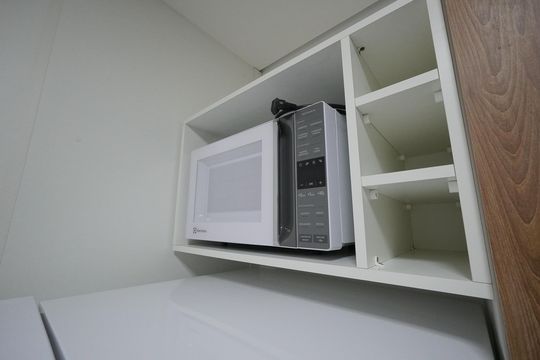 Cozinha de kitnet/studio para alugar com 1 quarto, 24m² em Vila Mariana, São Paulo