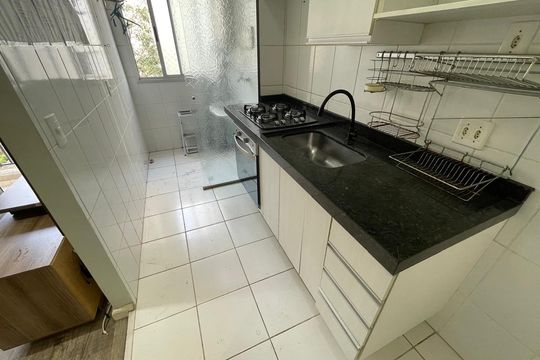 Cozinha de apartamento à venda com 2 quartos, 48m² em Jardim Vila Formosa, São Paulo
