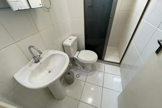 Banheiro de apartamento à venda com 2 quartos, 48m² em Jardim Vila Formosa, São Paulo
