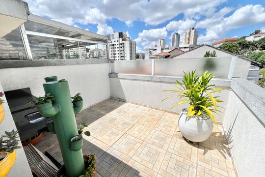 Varanda gourmet de casa de condomínio à venda com 2 quartos, 102m² em Chora Menino, São Paulo