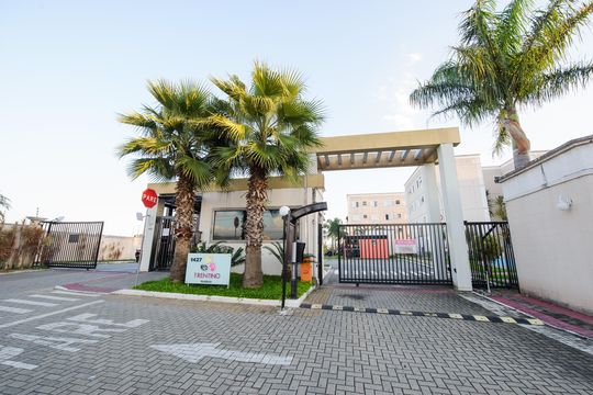 Fachada do Condomínio de apartamento para alugar com 2 quartos, 50m² em Parque Senhor do Bonfim, Taubaté